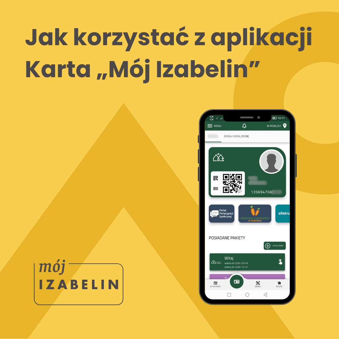 aktualność: Jak korzystać z aplikacji Karta „Mój Izabelin”