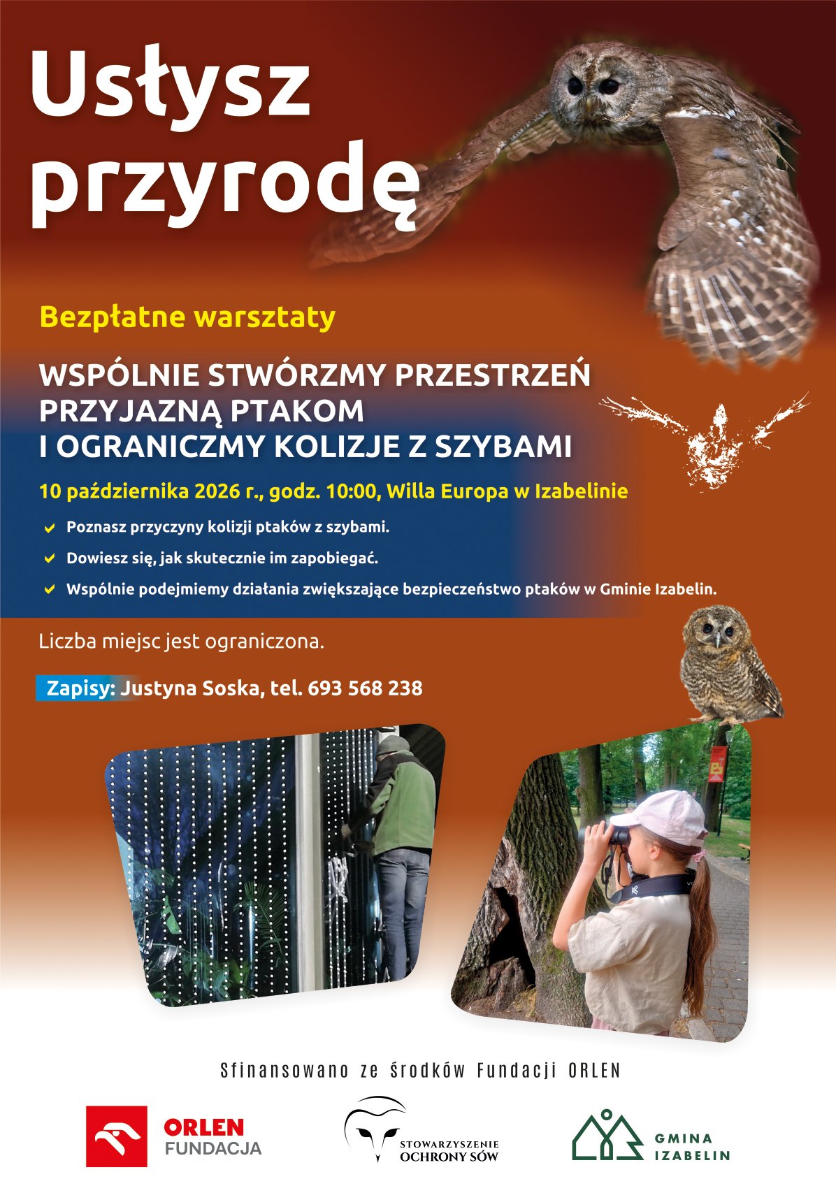 aktualność: Wspólnie stwórzmy przestrzeń przyjazną ptakom!