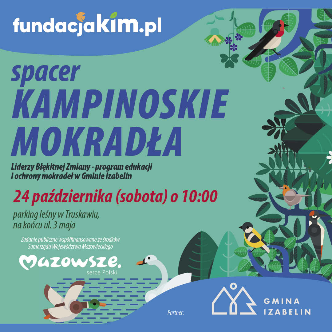 aktualność: Spacer "Kampinoskie mokradła"