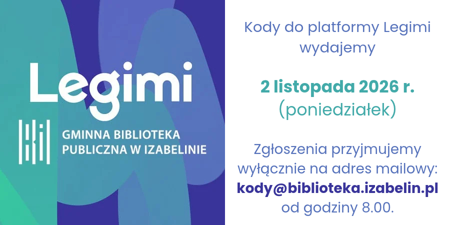 aktualność: Kody Legimi na listopad 2026 r.